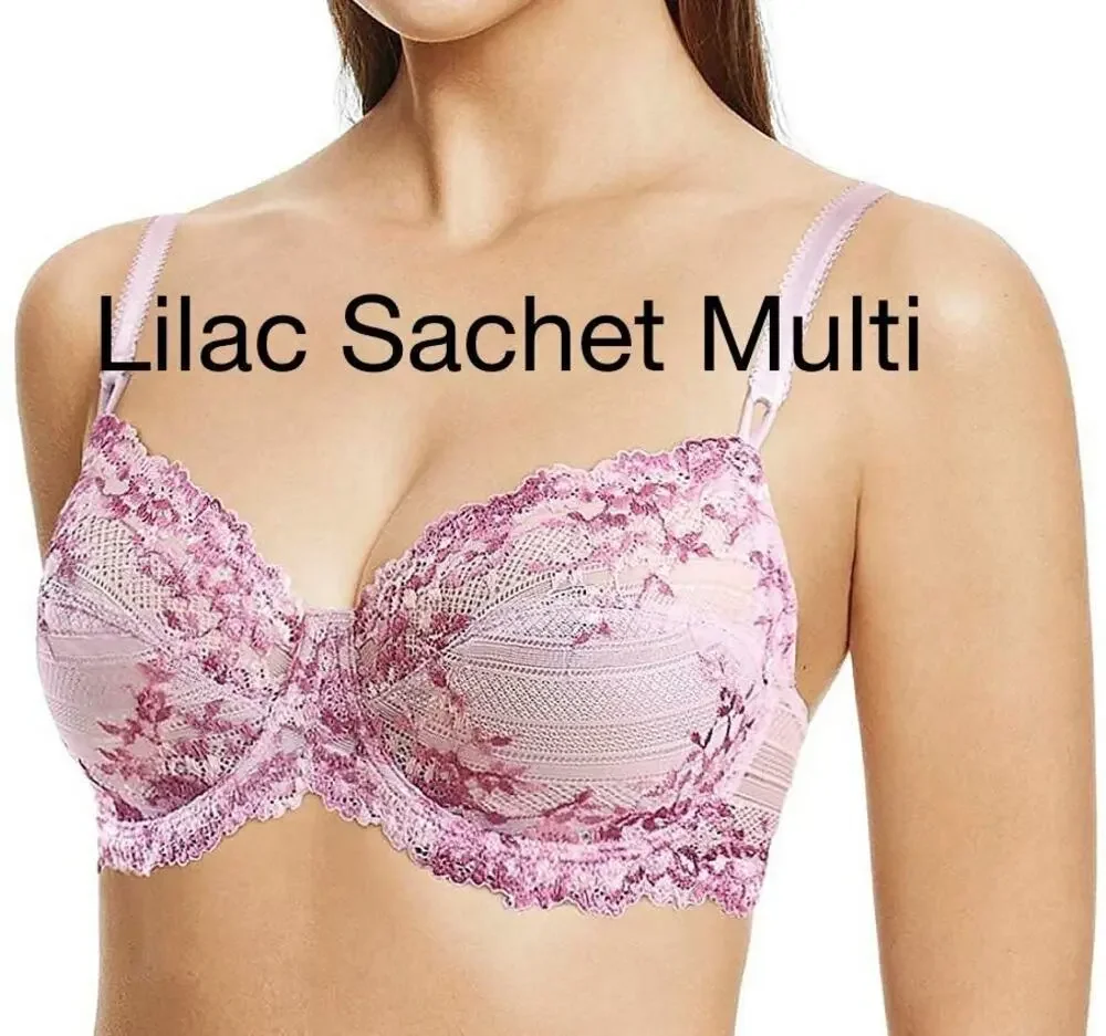 Wacoal Embrace Lace Underwired Bra 34D - Keepsake Lilac Multi